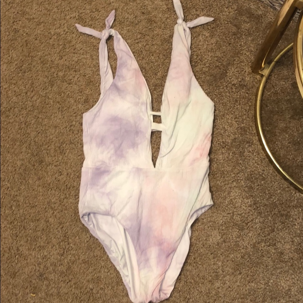 Tie dye one piece bathingsuit